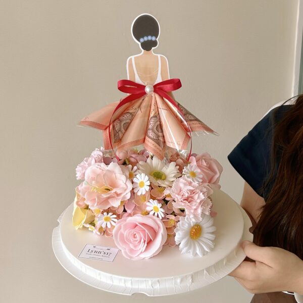 Lady Tower Box - Soap Flower (MS218)